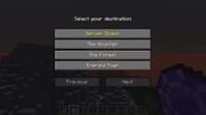 The teleportation menu introduced by Waystones (Image via BlayTheNinth/CurseForge)